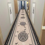 Luksuslik Disain Pikk Vaip Jooksja Koridori Esiku Dekoor Libisemisvastane Ribaga Vaibad HOTELL Elutuba Ukseava Pestav Uksematt 100X200CM