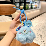 Creative Cartoon Plush Little Monster ripats v&otilde;tmehoidja kaunistused Naiste koti tarvikud sinine