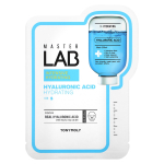 TonyMoly, Master Lab, Hyaluronic Acid Beauty Mask, Moisture, 1 sheet, 19g blue