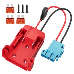 Akuadapter 18 V Milwaukee M18 Power Wheels Adapter koos juhtmestiku pistikuga, mis &uuml;hildub Peg-Perego ratsutamism&auml;nguasjadega