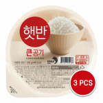 CJ mikrolaineahjus kiirkeedetud riis Hetban &ndash; valge riis, suur 300 g (2 Valikud) 3PCS