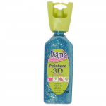 Peinture Diam's 3D 37 ml Paillet&eacute; Aquamarine