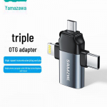 Shanze kolm-&uuml;hes OTG-adapter: Apple'i, C-t&uuml;&uuml;pi ja Androidi USB-laiendusadapter Yamazawa; JD10106880854192; other