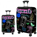 Reisipagasi katted kohvrile, kohvri katte pagasikaitse, tolmukindel, vastupidav elastne, sobib 18&ndash;32-tollisele pagasile L(26-28inch suitcase)