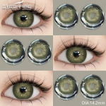 EYESHARE 2PCS PATTAYA Colored Contact Lenses for Eyes 0 ~ -8.00 Prescription Myopia Contact Lenses Natural Lens Beauty Cosmetics 0