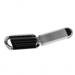 Kaasaskantav kokkupandav juuksehari antistaatilise peegliga tasku juuksehari reisiauto j&otilde;usaalikotti jaoks