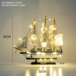 Loov purjekas mudel elutuba kodu dekoor kaunistus veinikapp veranda raamaturiiul laua kaunistus tuledega kingituseks