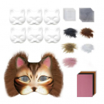 Isetehtud teriaanmaski komplekt Kass Rebane Loom N&auml;gu Padi Karusnahaga Halloween B