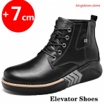 Meeste K&otilde;rgust Lisavad Kingad Saapad K&otilde;rguse Suurendamine Mees Suurendab Sisetald 7Cm Nahk Martin Kauboi 38