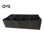 8 v&otilde;re kasvukott, paksendatud lausriidest istutuskotid, vastupidavad kasvupotid k&ouml;&ouml;giviljade, lillede taimede kasvatamiseks &otilde;ues 8Grid must