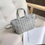 Uus Originaalne Niche Esimene Kiht Veisenahast K&auml;sitsi Kudumise K&auml;ekott Moodne Ja Mitmek&uuml;lgne Kandekott Ehtne Nahk Naiste Kott 27&times;15&times;11cm beež