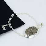 Naturaalne p&uuml;&uuml;riidi druusiga kalliskivi K&auml;sit&ouml;&ouml; 925 Sterling H&otilde;bedast K&auml;ev&otilde;ru, Tsitriini K&auml;ev&otilde;ru Naisele, Unisex K&auml;ev&otilde;ru, T&auml;nup&uuml;ha Kingitus 8" kuldne