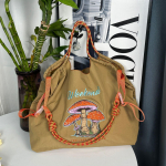 Embroidery Shopping Bag Women'S Fashion Niche Large Capacity Shoulder Bag Tide Medium