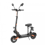 JOYOR S8E T&auml;iskasvanute Kokkupandavad Elektrirollerid Istmega 600W Mootor 48V26AH Aku Rocker Vedrustus 10-tollised Maastikurehvid V&auml;litingimustes E-t&otilde;ukeratas must