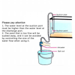 Poolautomaatne veevahetus akvaarium Siphon Fish Tank Siphon tolmuimeja pump