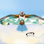 Beginner Kite Flying Toy Game for Hiking in The Open Adults A