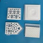 4 tk/komplekt 3D Maja S&uuml;da Silikoonvormid Vaik Betoon Armastus Maja K&uuml;&uuml;nlajala Vorm Maja Kujuline Dekoratsioon Kaunistused Kipsvorm