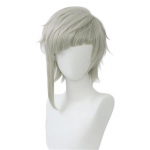 Atsushi Nakajima Cosplay Parukas K&otilde;rge Kvaliteediga L&uuml;hike Lootusehall Kuumuskindel S&uuml;nteetiline Juus Anime Cosplay Parukad + Parukav&otilde;rk One Size