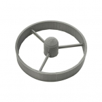 Ujuv kalade s&ouml;&ouml;tmisr&otilde;ngas akvaariumi toidus&ouml;&ouml;tja ring Betta kuldkala ja guppi jaoks &uuml;mmargune kalapaagi s&ouml;&ouml;tmisjaam 3 komponendiga tiigi akvaariumi jaoks hall