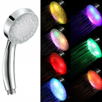 Avaleht Vannituba Glow du&scaron;ipea k&auml;eshoitav 7 v&auml;rvi muutvad LED-tuled, mida on lihtne paigaldada Colorful