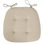 Libisemisvastase kinnitusrihmaga toolipadi, paksendatud k&auml;snpolster, pehme elastne hobune beež