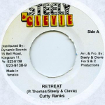 7-tolline plaat CUTTY RANKS - Retreat Steely & Clevie 1990 Jamaica Reggae, Ska & Dub