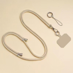 Crossbody kaelakee kaelakee rihm universaalne mobiiltelefoni reguleerimine, pikk rippuv k&ouml;is koos klambriga, kaotsiminekuvastane pael khaki