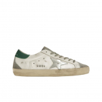 Golden Goose Superstar Valge Hall H&otilde;bedane Roheline Kannakaitsega Tossud 40