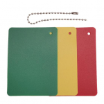 3 tk Jalgpallikohtuniku Karistuskaartide Komplekt Roheline Punane Kollane Kaart Jalgpalli Hoiatus V&auml;ljaviskamine Viivituse Kaardid Spordiv&otilde;istluse Kohtuniku Tarvikud 3pcs