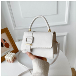 Internet Celebrity Crossbody mitmek&uuml;lgse tekstuuriga k&auml;ekott Korea versioon Lihtne ja moodne &uuml;he &otilde;la tekstuuriga v&auml;ike kandiline kott