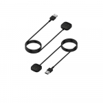 2 TK juhtmega laadija Fitbit Sense / Fitbit Versa3 kella USB kiirlaadimisdoki kaabel 1M