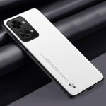 Luksuslik PU-nahast &uuml;mbris OnePlus Nord 2T tagakaane matt silikoonist t&auml;ieliku kaitsega telefoni&uuml;mbris jaoks One Plus Nord 2T 5G Nord2T OnePlus Nord 2T valge