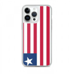 Coque iPhone - Drapeau Libeeria - iPhone 14 Pro Max - Souple - Mitmev&auml;rviline - Disain unikaalne
