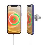 iPhone 12 12 Pro 12Pro Max 12mini jaoks 15W juhtmevaba laadija Magnetiline telefoni autohoidik &Otilde;huava Magnetiline imenduv autohoidik
