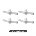 Keeratava korgi tihendusklamber maitseainekott piimapulber soolakoti tihendusklamber suupiste toidu s&auml;ilitusklamber vidina k&ouml;&ouml;gitarvikud