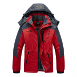 Uus S&uuml;gis- ja Talvine Meeste Riietus Jakk, Voodriga, Paksenenud ja Polsterdatud, Suurendatud Suurus, Soe, Tuulekindel ja Veekindel Riietus 8XL must