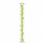 Seinale riputatav laste kasvukava t&auml;pse skaalaga lastetuba magamistuba beebist t&auml;iskasvanuni poiste t&uuml;drukute pikkuse m&otilde;&otilde;tmise joonlaud B