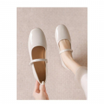 Uus stiil Mood Lamedad Kingad Naiste vabaaja balletitantsukingad Sandaalid S&uuml;gisdisainer Kleit Madal k&otilde;ndiv Femme Zapatos Mujer 36