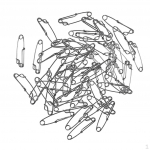 50pcs Stainless Steel Long s Float Line