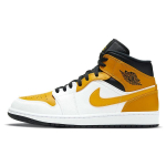 Air Jordan 1 Mid University Gold Meeste Tossud Valge Must 554724-170 42.5 orange