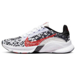 Nike SuperRep Go 3 Flyknit Next Nature Valge Picante Punane Naiste Tennised Must Photon-Dust DH3393-105 36.5