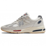 New Balance 991v2 Valmistatud Inglismaal Vintage Sport Pack - Valged Meeste Tossud Kreemjas Mittevalge Blanc-De-Blanc U991VS2 42.5