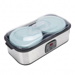 Jogurtimasin 2L Suur maht Automaatne temperatuurikontroll 0&ndash;48 tundi Taimer Digitaalne jogurtimasin EL-pistik 220V