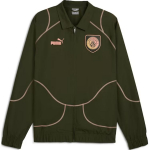 Puma Manchester City Ftbl Statement FW24 Treeningjakk Logoga Moodne T&otilde;mblukk Pikkade Varrukatega Spordijakk Meeste Jakk Roheline 777794-29 S