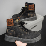 Moodsad Retro Ankle Boots Meestele L&auml;&auml;ne Kauboi Saapad Meestele Disainer L&otilde;uend Kingad Disainer Meeste Mootorratta Saapad Suur Suurus Botas Hombre 2025 39 must