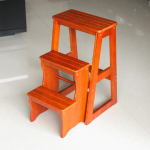 Kaasaegne minimalistlik t&auml;ispuidust mitmeotstarbeline kokkupandav astmepink ja redel 57x38.5x64