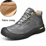 Meeste lehmanahast lumesaapad v&auml;listingimustes libisemiskindlad spordisaapad, paksendatud m&auml;gironimisjalatsid, k&otilde;rged jalan&otilde;ud Meeste v&auml;listingimustes l&uuml;hikesed saapad 46 hall