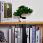 Kunstlikud plasttaimed Bonsai V&auml;ike puupott V&otilde;lts taim Pottidega lilleaiaseade Kaunistused Tuba Kodu Lauakaunistus 1pc