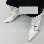 Moodsad Terava Otsaga Naiste Pahkluusaapad Disaineri Moodsad Kontsad Kingad Uued Seksikad Gladiaatori Chelsea Saapad Pumbad Gooti Femme Zapatos 35 valge