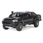 1/32 Toyota Tacoma Pikap Sulamist Auto Mudel Heli ja Valgusega T&otilde;mmatav Tagasi Laste M&auml;nguasi Kollektsioneeritav S&uuml;nnip&auml;evakingitus must